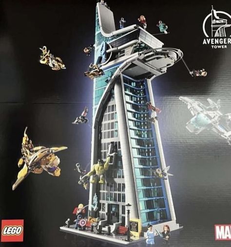 Avengers Tower! Now this. I can get behind :) . . . . . #legonews #LEGO #legos #legofan #legofans #legomania #legomarvel #marvel… | Instagram Avengers Tower, Avengers Universe, Lego Marvel's Avengers, Shop Lego, Marvel Gifts, Lego Marvel Super Heroes, Projects For Adults, Lego Super Heroes, Lego Builder