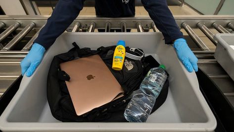 Security tray at London City airport (image from https://media.londoncityairport.com/) Airport Security Check, Amsterdam Airport Schiphol, Laguardia Airport, London City Airport, Airport Security, Gatwick, New London, Airport City, Health Business