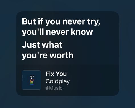 Coldplay Fix You Lyrics, Fix You Lyrics, Coldplay Fix You, Fix You Coldplay, Coldplay Songs, Coldplay Music, Music Journal, Meaningful Lyrics, Yours Lyrics