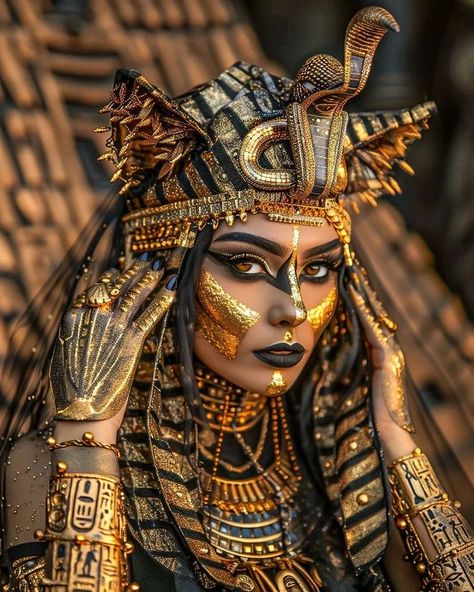 Ancient Egypt Fashion Queens, Modern Egyptian Fashion, Cleopatra Goddess, Egyptian Goddess Dress, Egypt Cleopatra, Ancient Egypt Aesthetic, Egypt Goddess, Egyptian Aesthetic, Egyptian Anubis