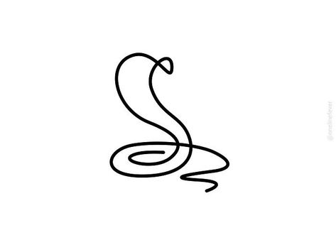 Snake Doodle Easy, One Line Snake Tattoo, Snake Simple Drawing, Easy Snake Tattoo, Snake Scales Drawing, 1 Line Art Easy, Snake Line Tattoo, Snake Line Drawing, Easy One Line Drawing