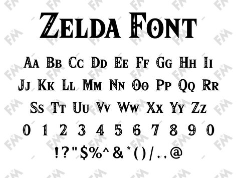 Triforce Font for Cricut Silhouette Word - Etsy Video Game Font, Custom Ps5, Zelda Tattoo, Font For Cricut, Zelda Birthday, Game Font, Legend Of Zelda Breath, Cricut Fonts, Journal Ideas Pages