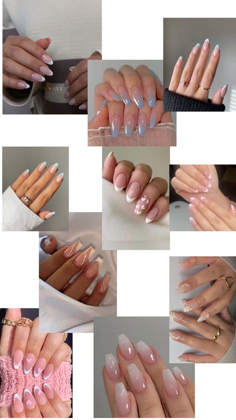 My nail inspo comment ur fav design How To Shape Ur Nails Almond, How To Take Care Of Ur Nails, Collage Nails, Nails Collage, Inspo Collage, Nails Inspo, Nail Inspo, Nail Designs, Collage