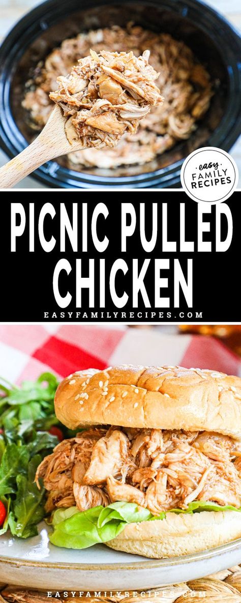 Baked Bbq Chicken Sandwiches, Pulled Chicken Crockpot Recipes, Best Pulled Chicken Recipe, Slow Cooker Pulled Chicken Recipes, Pulled Chicken Italian Dressing, Bbq Shredded Chicken Recipes, Pulled Chicken For A Crowd, Pulled Chicken Crock Pot Recipes Healthy, Shredded Chicken Sandwich Recipes Easy