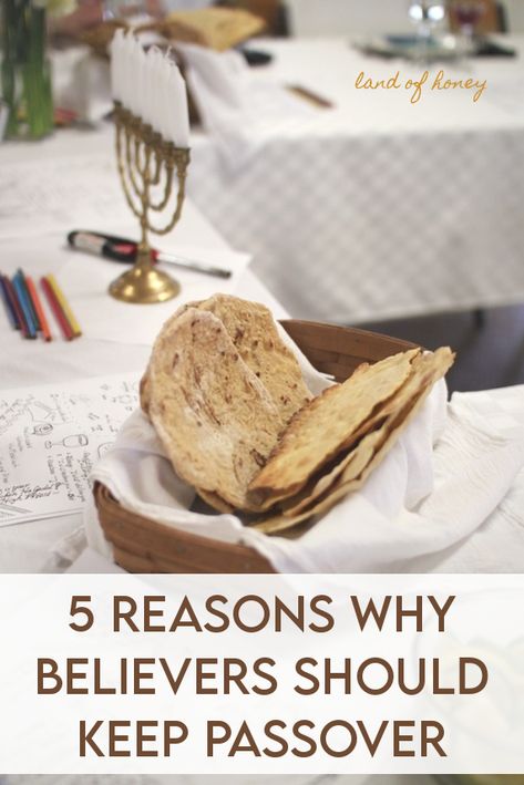 Five Reasons Why Believers Should Keep Passover and the Biblical holidays today | Land of Honey Sedar Dinner, Passover Tablescapes, Passover Sedar, Passover Christian, Hebrew Holidays, Biblical Holidays, Passover Activities, Passover Feast, Feast Of Unleavened Bread