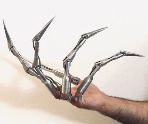 Articulated Finger Extensions, Finger Extensions, Articulated Fingers, Skeleton Finger, Acrylic Spray Paint, Unique Diy Gifts, Over The Top, Adult Costumes, Cyberpunk