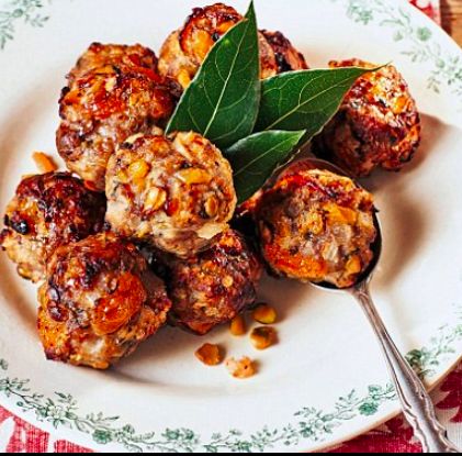 Prue Leith shares her recipe for Apricot and Pistachio stuffing balls. Make in advance and and freeze ahead of an Easter lunch. Lunch 2023, Apricot Stuffing, Sausage Meat Stuffing, Apricot Pork, Christmas Fare, Christmas Stuffing, Prue Leith, Stuffing Balls, Easter Lunch