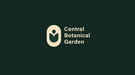 Central Botanical Garden Branding on Behance Botanical Branding Design, Wellness Logo Design Inspiration, Garden Branding, Northern Garden, Cycling Logo, Supermarket Logo, Garden Logo, Logo Garden, Plant Logos