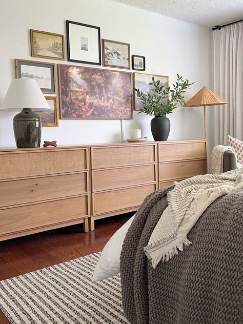 Shop Wood & Cane Transitional Dresser - … and other curated products on LTK, the easiest way to shop everything from your favorite creators. Wood Mixing Furniture, Mixing Furniture, Wood Mixing, Transitional Dresser, Entry Room, Room Hacks, Ikea Bedroom, Dresser, Sweet Home