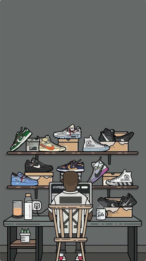 Bape Wallpaper Iphone, Jordan Shoes Wallpaper, Streetwear Wallpaper, Wallpaper Nike, Nike Wallpaper Iphone, Jordan Logo Wallpaper, Sneakers Wallpaper, Dope Cartoons, Nike Art