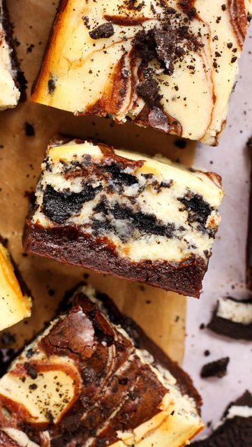 Cookies N Cream Ice Cream, Oreo Cheesecake Brownies, Chocolate Oreo Cheesecake, Cheesecake Brownie Bars, Scientifically Sweet, Dark Chocolate Brownie, White Chocolate Oreos, Cream Cheese Oreo, Cheesecake Brownies Recipe