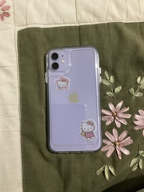 Iphone 11 Purple Case, Ecosystem Aesthetic, Purple Iphone, Purple Cases, Iphone Obsession, Iphone Case Stickers, Kawaii Toys, Collage Phone Case, Pretty Phone Cases