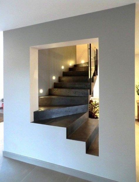 Contemporary Stairs Design, Contemporary Stairs, Medical Office Design, Escalier Design, Stair Railing Design, Lan Can, Interior Stairs, Modern Houses Interior, Railing Design