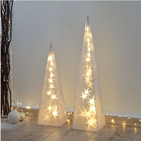 Pyramid lights Classy Decorations, Church Inspiration, Church Stage Design, Alternative Christmas Tree, Light Chain, Christmas Porch Decor, Battery Lights, Christmas Porch, Porch Decor