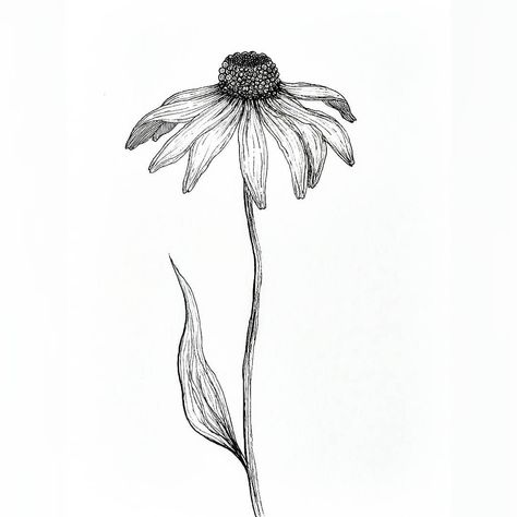 Hannah Ruth on Instagram: “🌼Most recent line art🌼 · · · · · #lineart #linework #blackandwhite #inkdrawing #blackeyedsusan #drawings #flowerart #inkart #floralart…” Black Eyed Susan Drawing Tattoo Ideas, Rudbeckia Tattoo, Black Eye Susan Flowers Tattoo, Black Eyed Susan Drawing, Black Eyed Susan Tattoo, Black Eyed Susan Flower, Story Tattoo, Art Lineart, Pencil Sketches