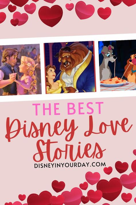 The 12 best Disney love stories to watch this Valentine's Day - Disney in your Day. Which Disney love story is the most romantic one to watch? Take your pick from these top 12! Romantic Disney Movies, Romantic Disney, Disney Movie Trivia, Disney Love Stories, Disney Love Songs, Valentines Movies, Disney Movies List, Disney Romance, Disney Movie Night