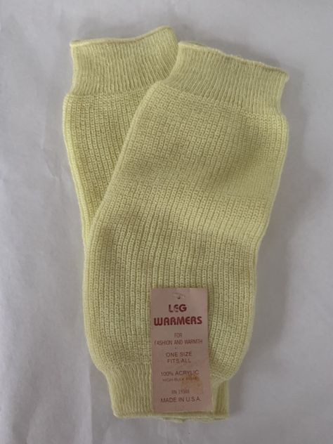 Yellow Leg Warmers, Wool Leg Warmers, Vintage Socks, Pastel Yellow, Fluttershy, Pale Yellow, Socks And Hosiery, Winter Accessories, New Wardrobe