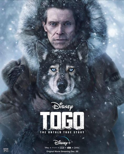 TOGO (2019) Disney Original Movies, Fred Rogers, Dog Movies, Willem Dafoe, Film Disney, Felicity Jones, Eddie Redmayne, Nick Fury, English Movies