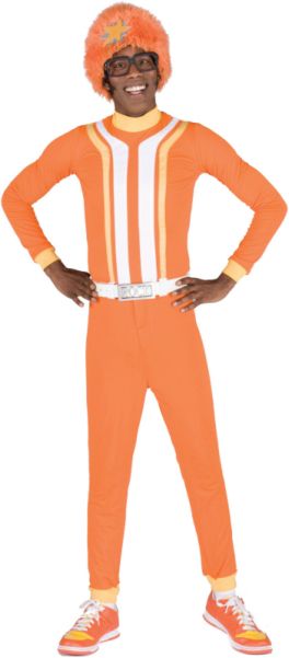 Yo Gabba Gabba DJ Lance Adult Costume Aaliyah Birthday, Rock Costume, Party City Costumes, Charity Run, Yo Gabba Gabba, Gabba Gabba, Magic Man, Orange Outfit, Orange Shirt