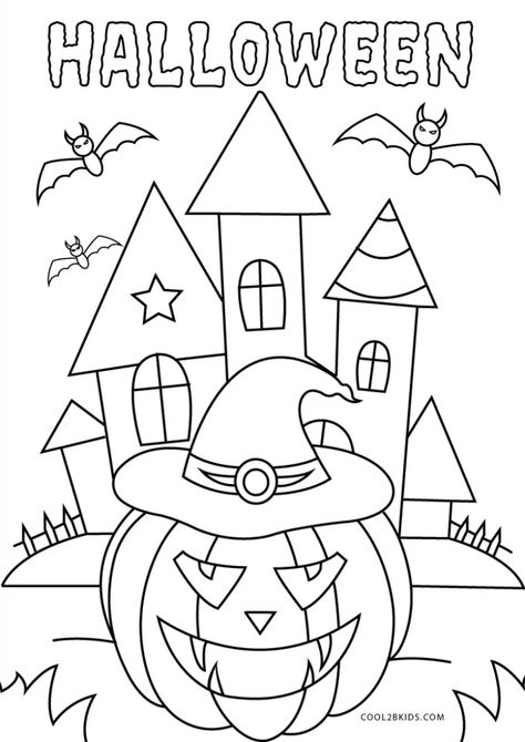 Halloween Coloring Printables Free, Free Preschool Coloring Pages Printables, Kids Coloring Pages Halloween, Halloween Color Pages Free Printable, Halloween Kids Coloring Pages, Toddler Halloween Coloring Pages, Free Halloween Coloring Pages Printables, Halloween Color Sheets, Halloween Pictures To Color