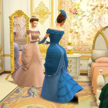 Sims 4 Recolors, Sims 4 Hair Male, Sims 4 Decades Challenge, Sims Medieval, Disney Challenge, Royal Clothes, Princess Dance, Sims 4 Dresses, Sims4 Clothes