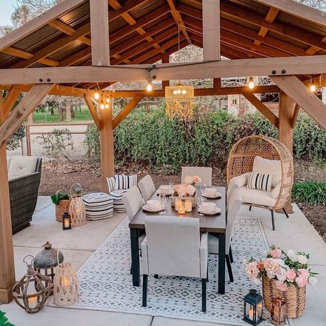 10 Best Pergola Lighting Ideas Backyard Refresh, Farmhouse Backyard, Pergola Lighting, Backyard Inspiration, Patio Makeover, Backyard Inspo, Backyard Fire, Outdoor Decor Backyard, Pergola Designs