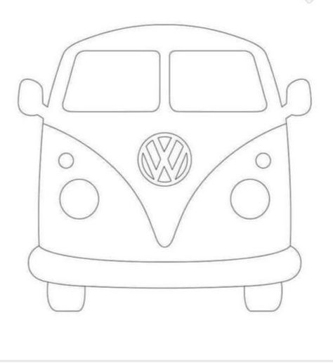 Vw Buzz, Hippie Birthday Party, Hippie Birthday, Hippie Party, Estilo Hippie, Soyut Sanat Tabloları, Needle Punch, Applique Patterns, Vw Bus