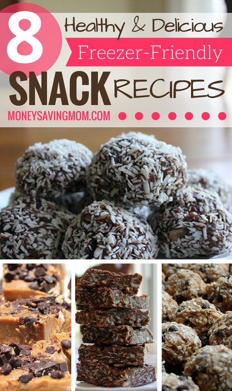 These Freezer-Friendly Snack Recipes are healthy and filling snack ideas to use as afternoon pick-me-ups -- for kids or adults! Filling Snack Ideas, After School Snacks For Kids, School Snacks For Kids, Healthy School Snacks, Healthy Afternoon Snacks, Healthy Snack Ideas, Snacks Ideas, Kids Cooking Recipes, Snacks For Kids