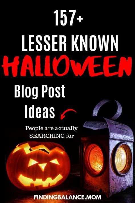 Looking for Halloween blog post ideas that will actually get blog traffic to your blog this season? Here's a massive list to help you increase blog traffic this halloween.  | Maddy Osman, aka The Blogsmith, shares lessons learned about freelancing, WordPress plugins for bloggers, SEO writing and blogging resources & tools. You can find her latest knowledge drop to help you grow to a six-figure business at www.the-blogsmith.com/blog Fashion Blog Post Ideas, Lifestyle Blog Post Ideas, Halloween Social, Halloween Craft Projects, Blog Checklist, Blog Post Ideas, Cheap Halloween, Increase Blog Traffic, Mommy Blog