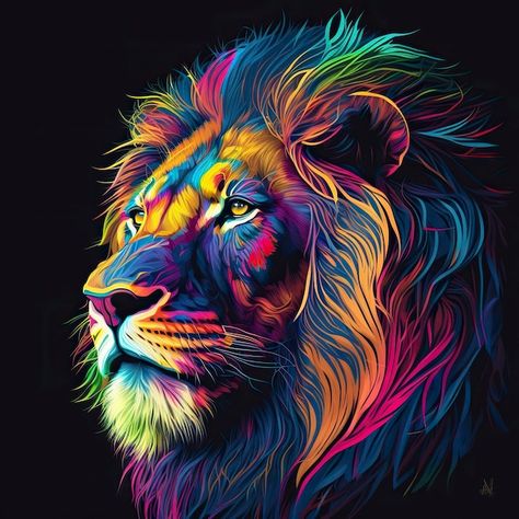 Holi Colour, Lion Portrait, Colourful Wallpaper, Holi Colors, Eagle Wallpaper, Lion Wallpaper, Coloring Apps, Psd Icon, Different Colours