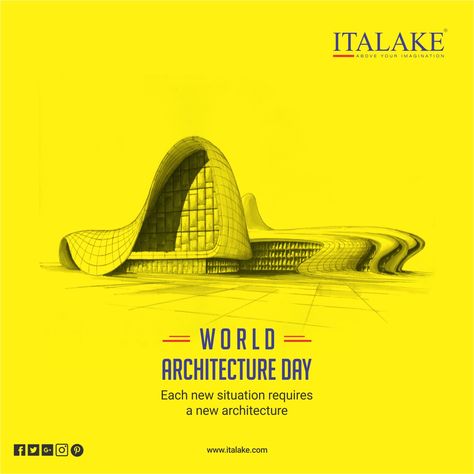 #WORLD #ARCHITECTURE  #DAY  #architecturestudent #photography #homedecor #minimal #furniture #archi #arch #beautiful #realestate #architexture #cities #landscape #o #interiordesigner #city #decor #interiorarchitecture #d #designers #arsitek #homes #urbanism #architecturelover #urban #studio #delhi   for more info.. www.italake.com  https://www.instagram.com/italakeceramic/ https://in.pinterest.com/italakeceramicindia/ https://twitter.com/ITALAKE_CERAMIC https://plus.google.com/112217004036388572 World Architecture Day Poster, World Architecture Day, Architecture Day, Eid E Milad, Photo Graphy, Homemade Ketchup, City Decor, World Architecture, Minimal Furniture