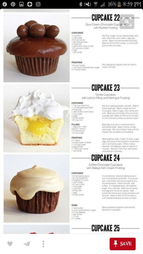 Cupcake 23 Basic Cupcake Recipe, Gourmet Cupcakes, Cupcake Flavors, Monkey Bread, Fun Baking Recipes, Yummy Cupcakes, Cake Flavors, Cooking Recipes Desserts, Frosting Recipes