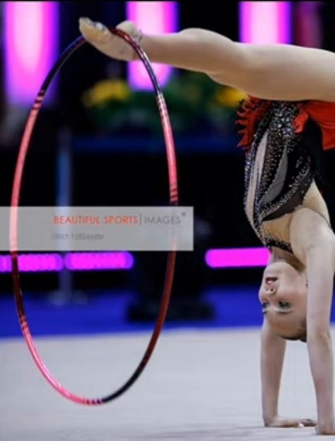 Rhythmic Gymnastics Hoop, Rhythmic Gymnastics, Designs Ideas, Gymnastics, Ring, Red, Design