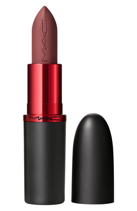 What it is: An iconic lipstick that gives back so you can put your money where your mouth is.What it does: 30 years later, the iconic lipstick that gives back has been maxed out to give lips more with a silky matte finish and good-for-lips formula that looks richer, feels better and lasts longer.Shade descriptions:- VIVA Heart (intense brownish blue-red)- VIVA Planet (creamy subdued pinkish-beige mauve)- VIVA Empowered (muted brownish-plum)- VIVA Equality (deep neutral shade)How to use: Apply li Glam Lipstick, Pinkish Beige, Mauve Lipstick, Mac Lipstick Shades, Mauve Lips, Plum Lipstick, Lip Trends, Viva Glam, Brown Lipstick