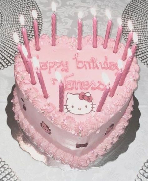 Birthday Theme Hello Kity, Sanrio Bday Party, Hello Kitty Cakes Birthday, Hello Kity Cakes, Hello Kitty Bday Cake, Hello Kitty Bday Party, Pink Hello Kitty Cake, Hello Kitty Birthday Cakes, Sanrio Cake Birthday