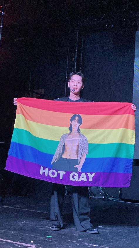 Gay Flag, Aesthetic People, Gmmtv Actors, Go Crazy, Lots Of Love, Kpop Funny, Korean Men, Kpop Guys, Pride Flags