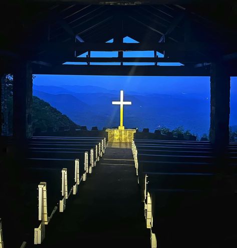 Sundown at Pretty Place Chapel in Cleveland, South Carolina USA Cleveland South Carolina, Worship Wedding, Carolina Core, Godly Wedding, Pretty Church, Pretty Place Chapel, Bible Quotes Background, Jesus Songs, Dream Wedding Decorations