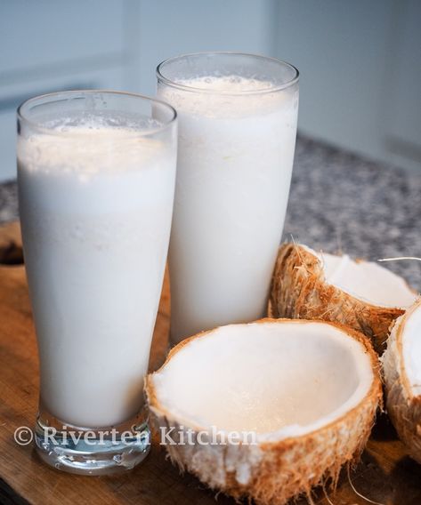 Coconut Lychee Smoothie Buko Shake, French Toast Air Fryer, Coconut Meat Recipes, Lychee Smoothie, Toast Air Fryer, Lychee Recipes, Pumpkin Dinner Rolls, Sinigang Recipe, Air Fryer French Toast