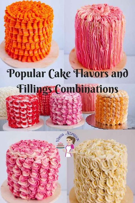 Birthday Cake Flavor Ideas Cake Flavor Combinations Aka Best Cake Filling And Frosting Spring Cake Flavor Ideas, Kid Cake Flavors, Summer Cake Flavors, Cake Flavors And Fillings Combinations, Best Cake Filling, Cake Flavor Combinations, Cake Flavor Ideas, Best Cake Flavours, Candy Business