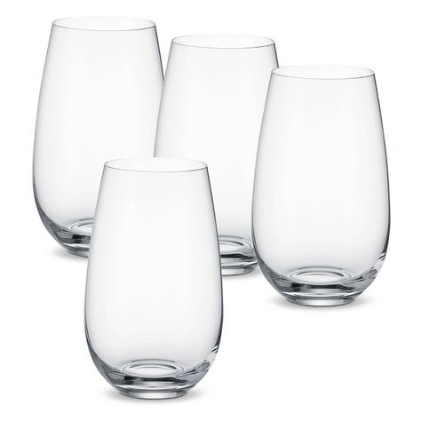 Villeroy & Boch Entrée Water 21 oz. Crystal Drinking Glass | Perigold Crystal Drinking Glasses, Glass Cup Set, Fresh Drinks, Drinking Glass Sets, Water Tumbler, Kitchen Ware, Drinking Set, Water Glass, Cocktail Glasses