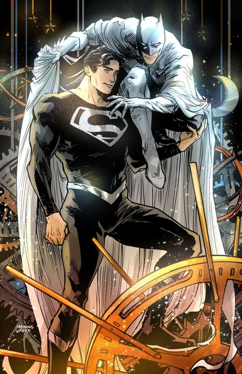 Bruce Wayne And Clark Kent, Superman Clark Kent, Man Moment, Superman X Batman, Superman X, Batman Superman, Batman Comic Art, Batman Universe, Batman Family