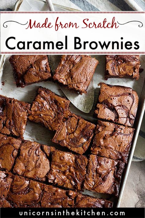 Homemade Caramel Brownies, Caramel Brownies Recipe, Chocolate Caramel Brownies, Multicultural Recipes, Fudgy Chocolate Brownies, Small Bathroom Ideas With Tub, Bathroom Ideas With Tub, Pinterest Food, Brownies Recipe Homemade