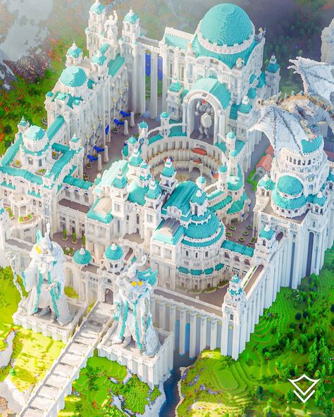 📸 Incredible renders of CITADEL by Sedovtop1st! See more of this map on our website! —— Follow: @varunallc Follow: @varunallc Follow: @varunallc —— © Copyright VarunaLLC. —— #mcpe #minecraft #minecraftbuild #throwback #minecraftpost #minecraftart #minecraftarchitecture #minecraftideas #minecraftinspiration #inspirationalinspiration #games #project #build #mcbuild #architecture #creativemode #customminecraft #design #digital #digitalarchitecture #minecraftbuildingideas #minecraftbuildingtutor... Minecraft Ocean Castle, Minecraft Colloseum Build, Minecraft Globe, Atlantis Minecraft, Minecraft Museum Building, Minecraft Museum, Minecraft Temple, Museum Building, Mc Builds