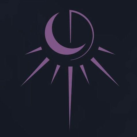 Moon Symbol Aesthetic, Light Symbol Design, Magic Symbols Fantasy Art, Manga Symbols, Eclipse Symbol, Moon Sigil, Galaxy Symbol, Space Symbols, Shadow Symbol