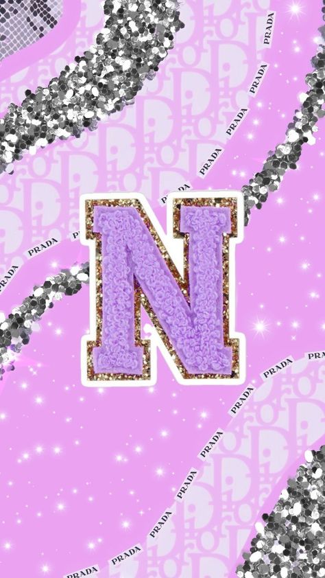 Wallpaper purple N Letter N Wallpaper, N Wallpaper Letter, Wallpaper For Keyboard, Aes Wallpaper, Preppy Aesthetic Wallpaper, Purple Butterfly Wallpaper, Alphabet Letters Design, 30th Birthday Decorations, Space Phone Wallpaper