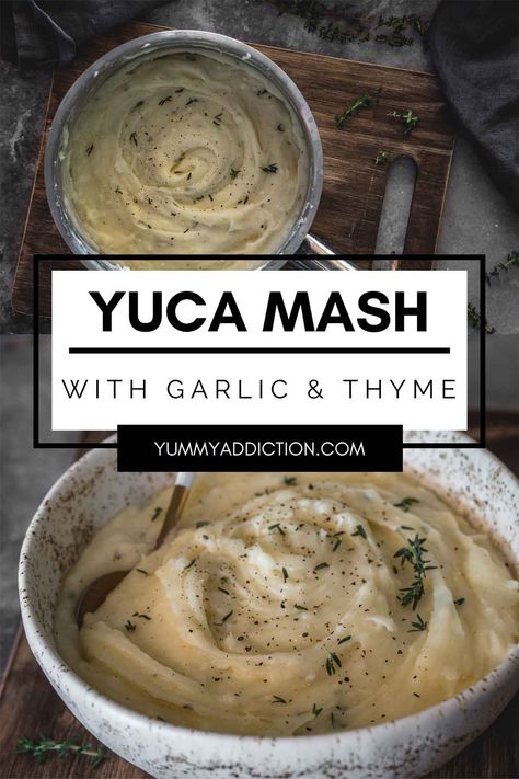 Yucca Recipe, Yuca Recipes, Cassava Recipe, Yuca Root, Mash Recipe, Garlic Mashed, Cuban Recipes, Delish Recipes, Mashed Cauliflower