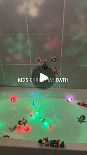 Christmas Themed Bath For Kids, Fun Bath Ideas For Kids, Kids Bubble Bath, Christmas Diy Kids, Kids Bath Toys, Sleigh Bells, Christmas Board, Sleigh Bell, Toddler Mom