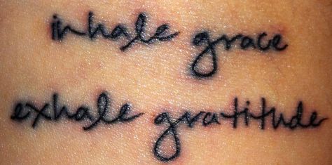 Grit Grace Gratitude Tattoo, Gratitude Tattoo, Strength Tattoo, Tasteful Tattoos, Grit And Grace, Inspirational Sayings, Ink Ideas, Gratitude Quotes, Piercing Tattoo