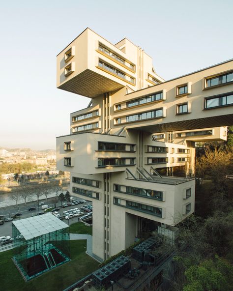 Bank of Georgia headquarters, Tbilisi, Georgia. | It was des… | Flickr Metabolist Architecture, Brutalism Architecture, Concrete Architecture, Brutalist Architecture, Unique Buildings, Futuristic Architecture, Brutalism, Aluminum Prints, Architecture House