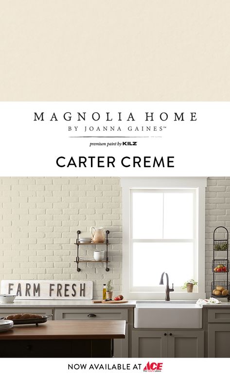 We are proud to introduce Magnolia Home by Joanna Gaines™ Paint, a premium interior paint line made up of 150 timeless colors. Each individual shade was hand chosen by Joanna Gaines to help turn your design vision into a reality Popular Interior Paint Colors, Entryway Paint, Basement Paint, Basement Paint Colors, Rustic Paint, Magnolia Kitchen, Magnolia Paint, Dining Room Paint Colors, Porch Paint